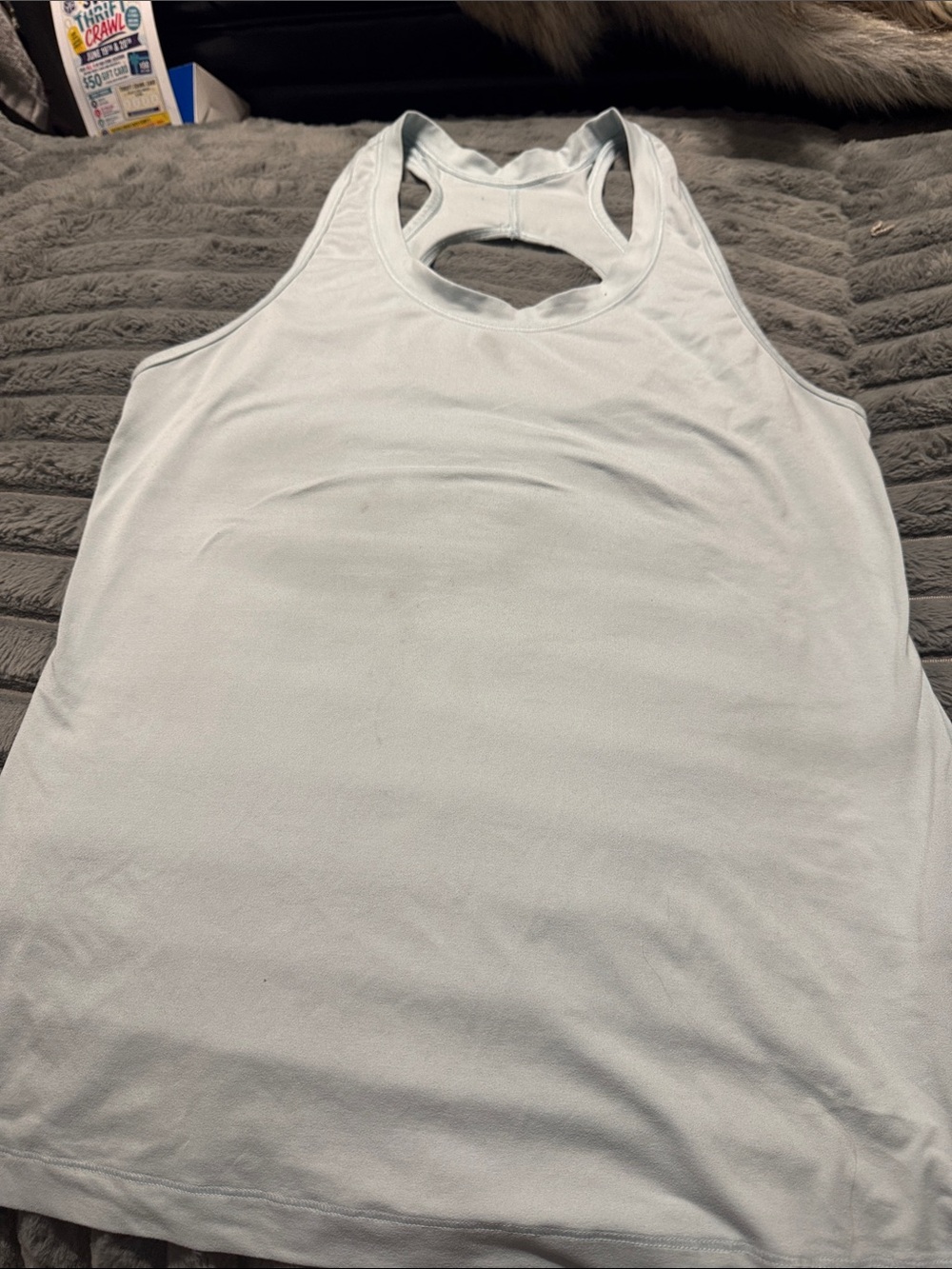 Athleta Pale Blue Racerback Tank